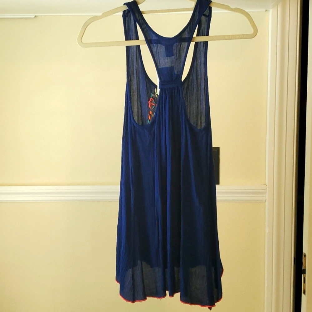 NWT - Shrinking Violet BoHo Embroidery racerback Top - Size Small - Picture 3 of 6